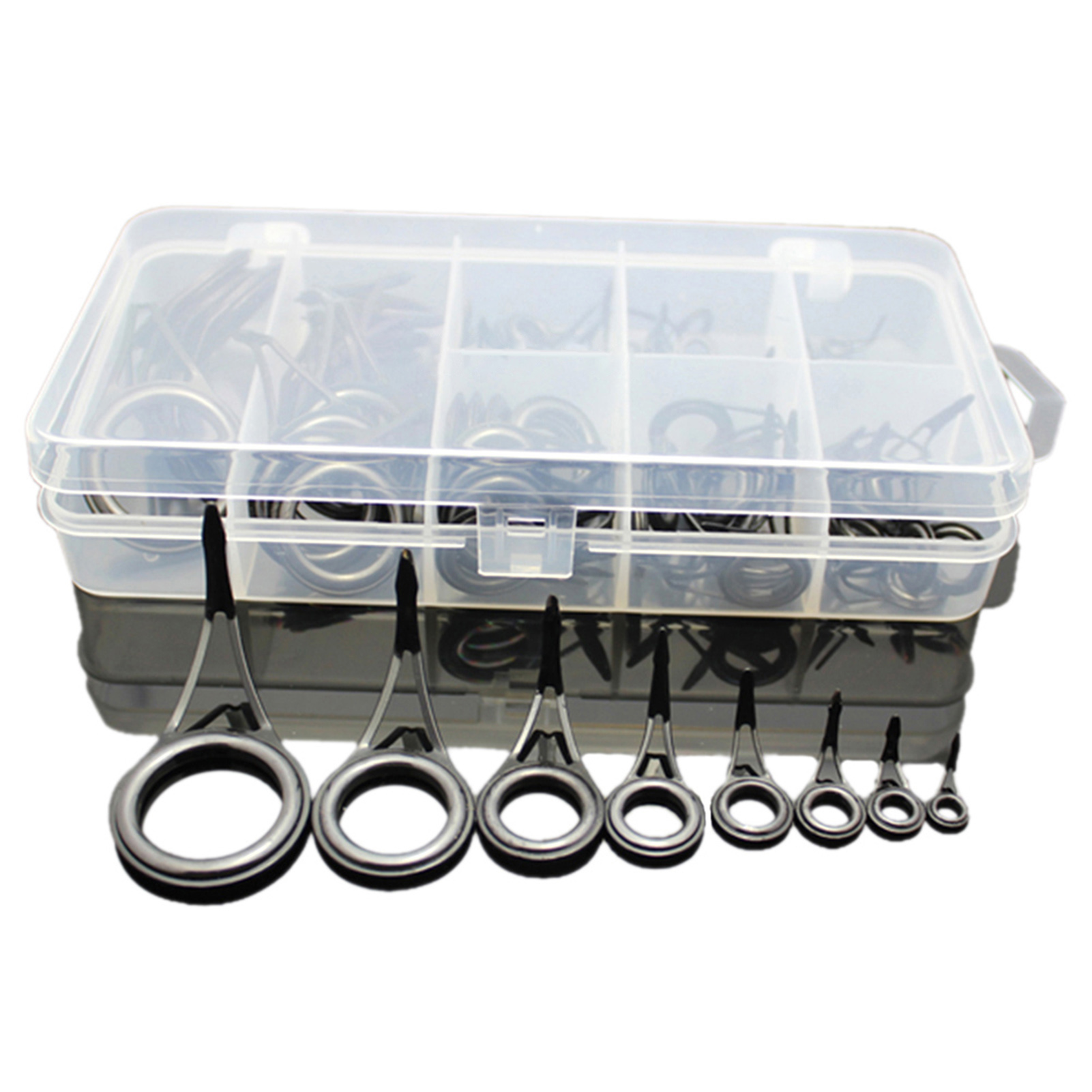Fishing Rod Repair Kit - 75 adet çeşitli boyutları olta kılavuz