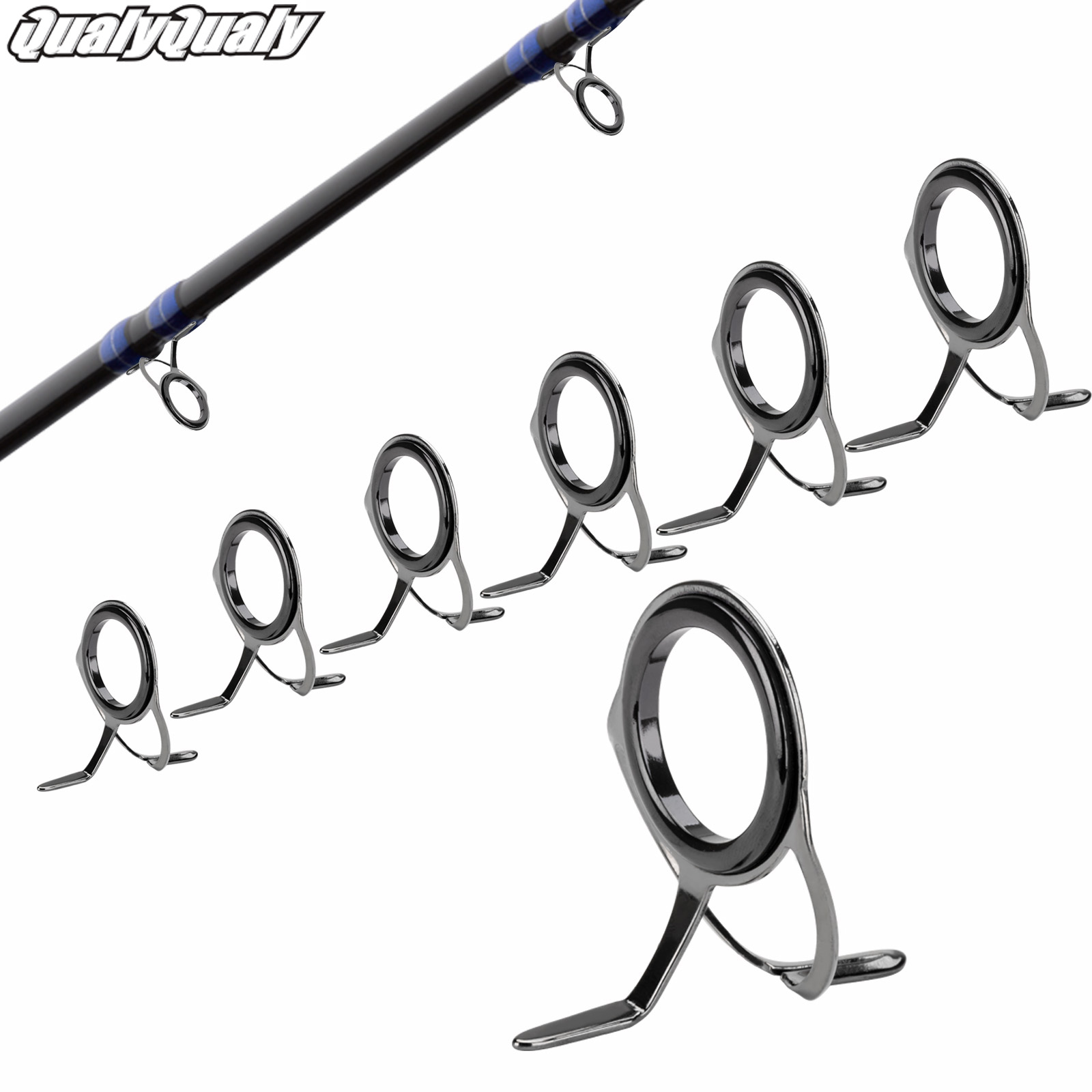 7 adet Olta Kılavuzları tamir  - Fishing Rod Building Kit incelemesi ve fiyatı